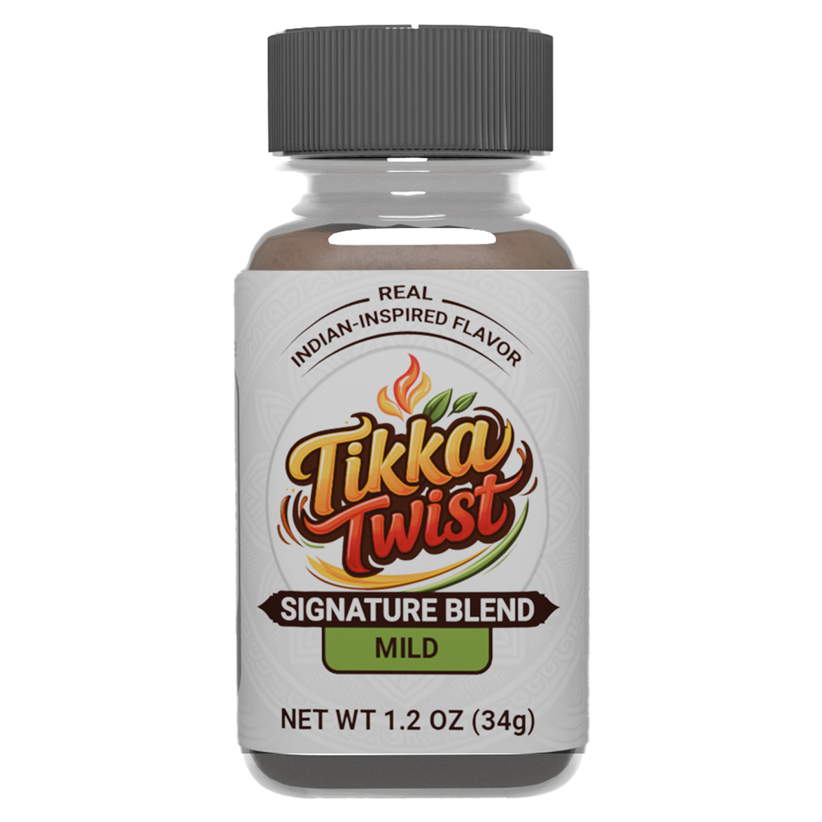 Tikka Twist Signature Blend - Mild, 2 oz glass jar