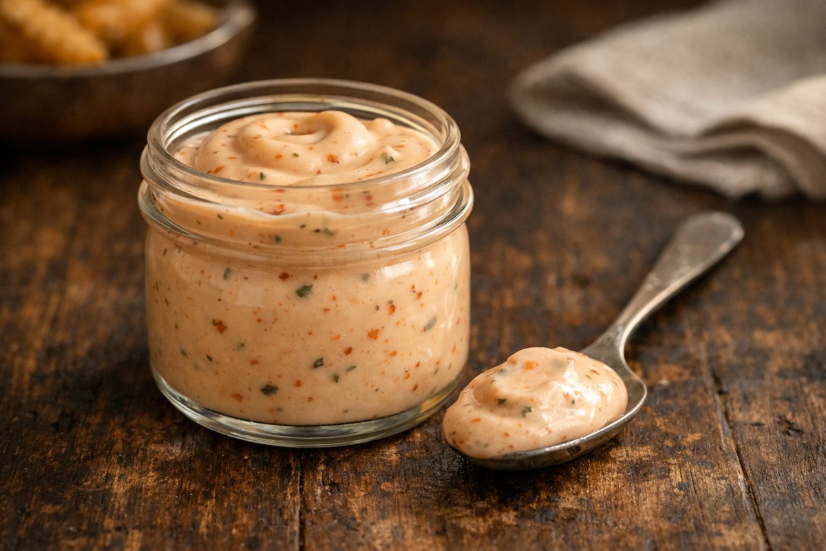 Creamy Masala Sauce for Burgers and Fries